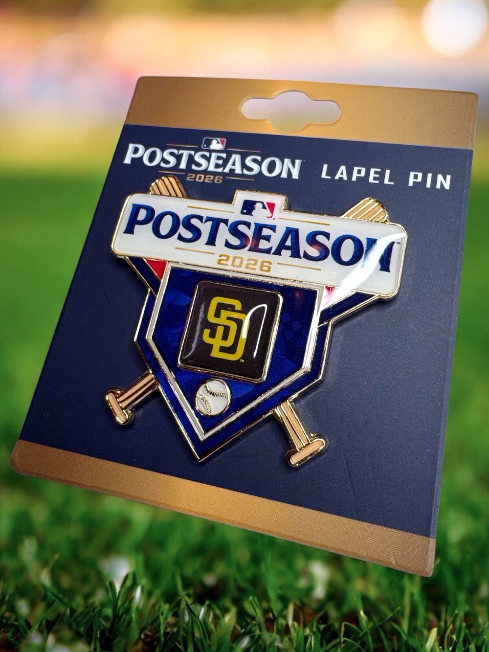 San Diego Padres 2026 Postseason Lapel Pin MLB Playoffs Officially Licensed